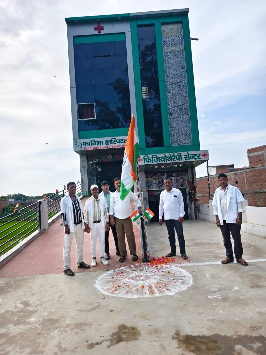 Flag Hoisting Ceremony at Fatima Hospital